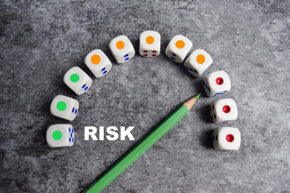 image_Risk,Level,Meter,Indicating,High,Level,Of,Risk,On,Dice